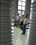 Iran large medium and high voltage circuit breaker and disconnector manufacturer visited our company